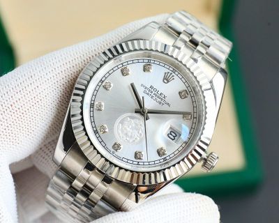 Rolex Datejust 8215 Movement 41mm 316L Steel 48h SS Jubilee Band Watch